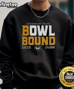 Premium Kennesaw State Owls 2025 Bowl Bound sweatshirt showcasing team pride for fans and supporters.