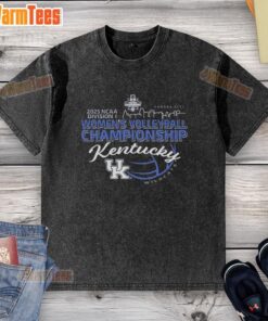 Premium Kentucky Wildcats 2025 NCAA Division I Women's Volleyball Championship Final Four Bound Washed T-Shirt design.