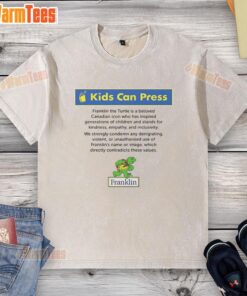 Alt Text: Premium Kids Can Press Turtle Franklin Washed T-Shirt featuring a playful turtle design, perfect for stylish kids.