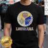 Premium Louisiana City T-Shirt featuring LSU Tigers, Pelicans, and Saints logos for sports fans.