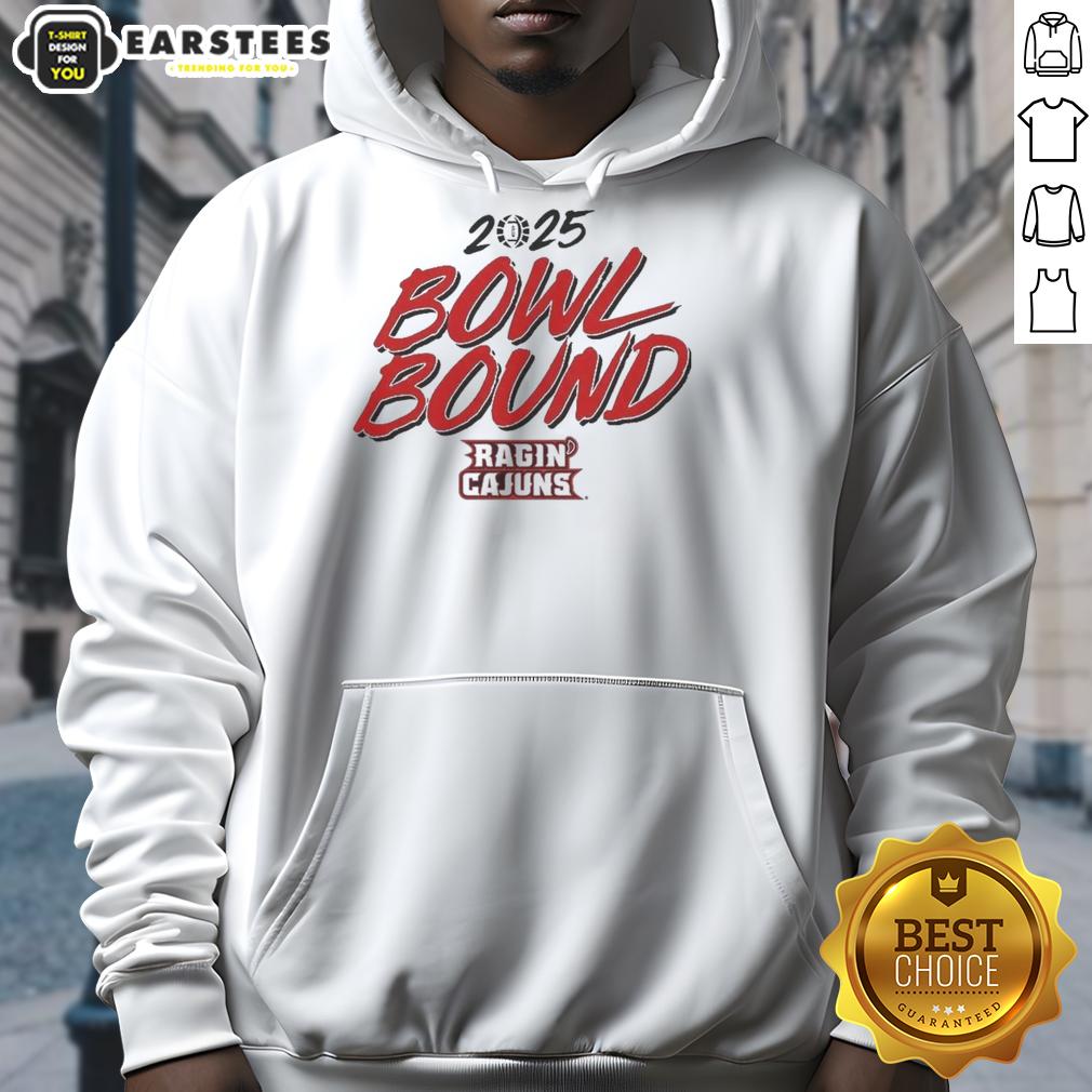 premium-louisiana-ragin-cajuns-2025-bowl-bound-hoodie Alt Text: Premium Louisiana Ragin' Cajuns 2025 Bowl Bound hoodie showcasing team colors and logo, perfect for fans.