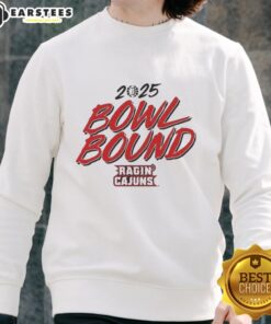 Premium Louisiana Ragin' Cajuns 2025 Bowl Bound Sweatshirt featuring vibrant team colors and logo for ultimate fan style.