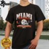 Alt Text: Premium Miami Hurricanes College Football Playoff 2025 Cotton Bowl T-Shirt featuring vibrant team colors and logo.