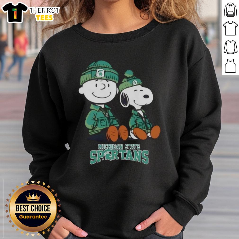 premium-michigan-state-spartans-x-snoopy-and-charlie-brown-sweatshirt Alt Text: Premium Michigan State Spartans X Snoopy and Charlie Brown sweatshirt featuring vibrant graphics and cozy design.