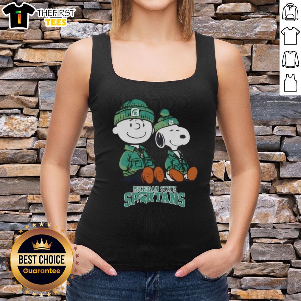 premium-michigan-state-spartans-x-snoopy-and-charlie-brown-tank-top Premium Michigan State Spartans X Snoopy and Charlie Brown tank top featuring vibrant colors and a playful design.