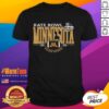 Premium Minnesota Golden Gophers 2025 Rate Bowl Logo T-Shirt featuring vibrant team colors and bold logo design.