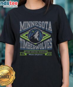 Premium Minnesota Timberwolves Heater Ladies Tee in vibrant colors, perfect for fans showcasing team spirit.