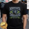 Premium Minnesota Timberwolves Heater T-Shirt featuring team logo and vibrant colors, perfect for fans and game day wear.