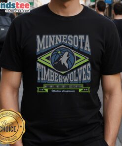 Premium Minnesota Timberwolves Heater T-Shirt featuring team logo and vibrant colors, perfect for fans and game day wear.