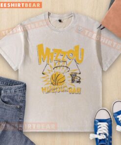 Alt Text: Premium Mizzou Tigers Rah Slam Washed T-Shirt featuring a vintage design and vibrant team colors for fans.