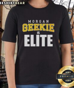 Premium Morgan Geekie is Elite Boston Bruins hockey ladies tee featuring vibrant team colors and stylish design.