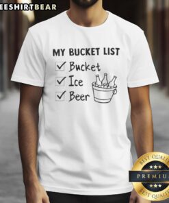 Premium My Bucket List T-Shirt featuring a stylish design perfect for adventurers and dreamers.
