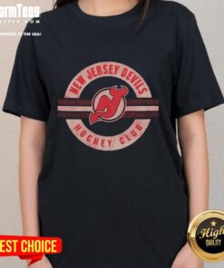 Premium New Jersey Devils Surround Ladies Tee featuring team logo and stylish design for female fans.