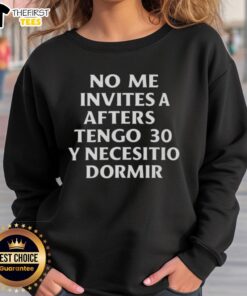 Alt Text: Premium No Me Invites sweatshirt featuring a stylish design, perfect for those needing rest in 2025.