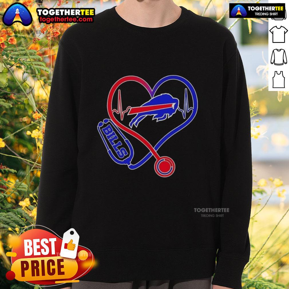 Premium Nurse Love Buffalo Bills Sweatshirt Premium Nurse Love Buffalo Bills Sweatshirt featuring a stylish design for dedicated fans and healthcare workers.