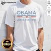 Premium Obama 2028 Political Protest Rally T-Shirt featuring bold graphics and vibrant colors for passionate supporters.