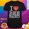 Premium Official Honey Revenge I Heart Bee Band T-Shirt featuring a stylish bee graphic and vibrant colors for fans.