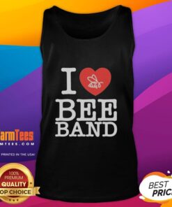 Premium Official Honey Revenge I Heart Bee Band Tank Top featuring a stylish bee graphic and comfortable fit.