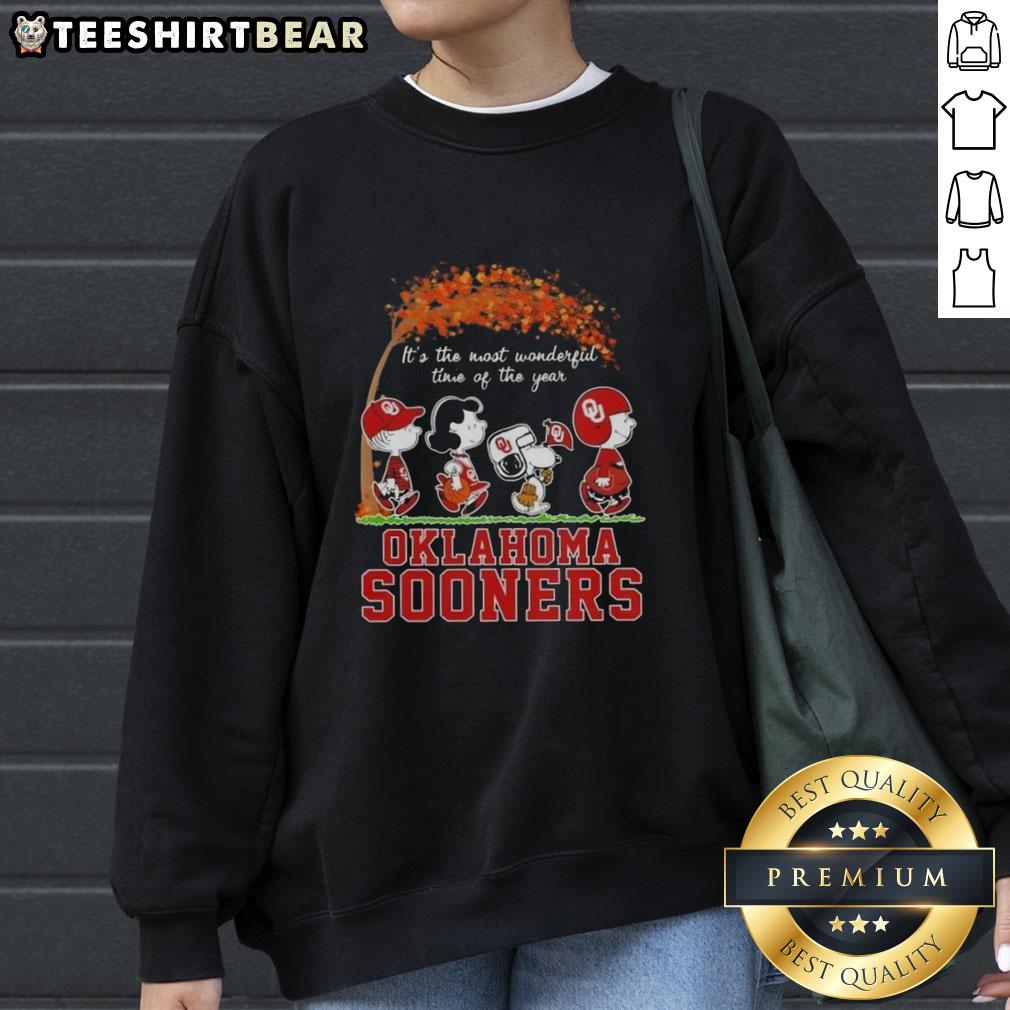 premium-oklahoma-sooners-x-peanuts-snoopy-and-friends-autumn-its-the-most-wonderful-time-of-the-year-sweatshirt Premium Oklahoma Sooners X Peanuts Snoopy and Friends autumn sweatshirt celebrating the most wonderful time of the year.
