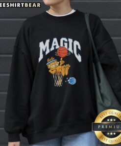 Premium Orlando Magic X Garfieid Sweatshirt featuring bold team logo and stylish design for fans.