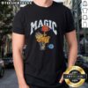 Premium Orlando Magic X Garfield T-Shirt featuring vibrant graphics and a comfortable fit for fans and collectors.