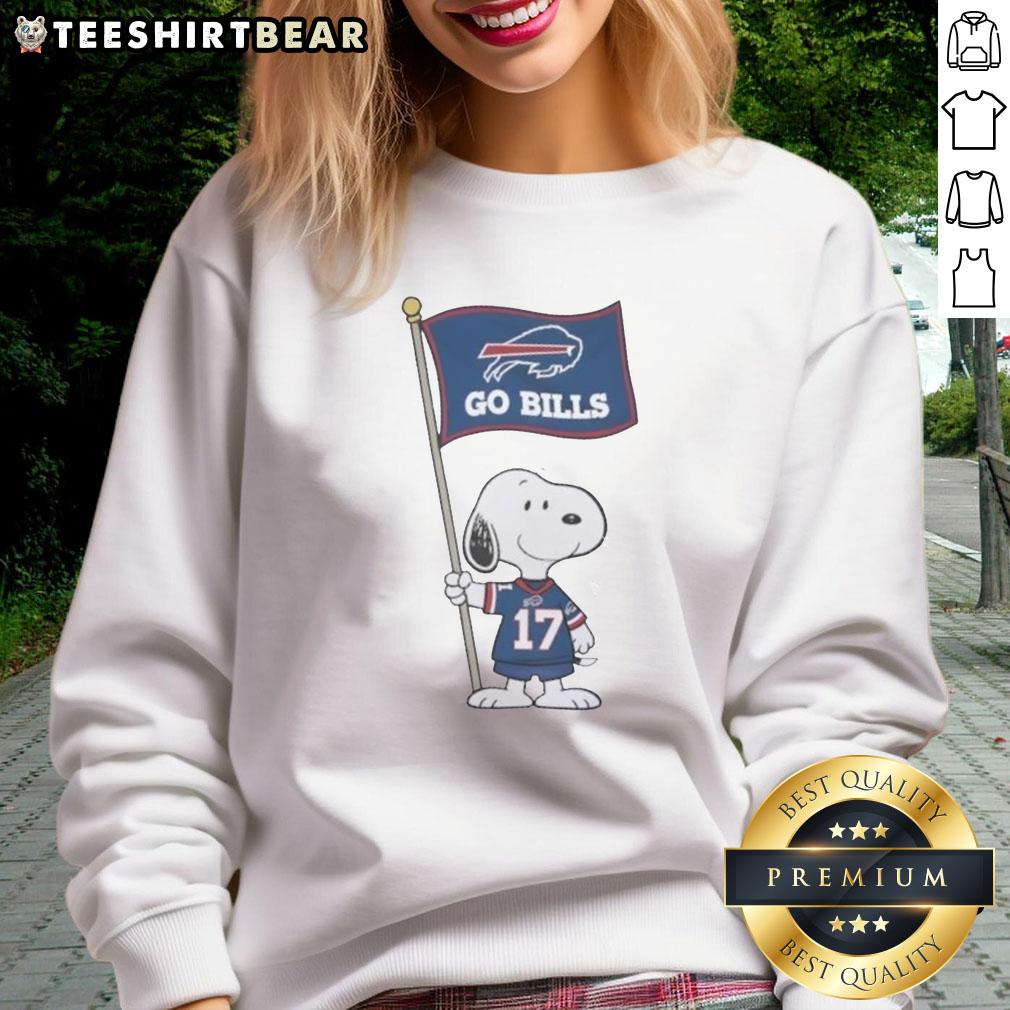 premium-peanuts-snoopy-x-john-allen-buffalo-bills-flag-sweatshirt Premium Peanuts Snoopy x John Allen Buffalo Bills flag sweatshirt showcasing vibrant team colors and iconic character design.