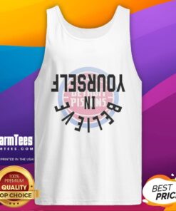 Premium Pistons Believe In Yourself Tank Top showcasing a stylish design for motivation and comfort in fitness wear.
