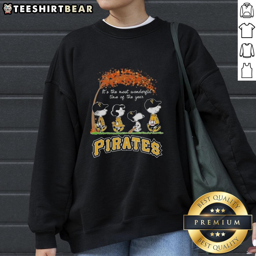 premium-pittsburgh-pirates-x-peanuts-snoopy-and-friends-autumn-its-the-most-wonderful-time-of-the-year-sweatshirt Alt Text: Premium Pittsburgh Pirates X Peanuts Snoopy sweatshirt celebrating autumn and the holiday season in vibrant colors.
