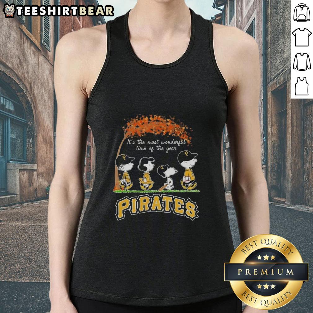 premium-pittsburgh-pirates-x-peanuts-snoopy-and-friends-autumn-its-the-most-wonderful-time-of-the-year-tank-top Premium Pittsburgh Pirates X Peanuts Snoopy and Friends autumn tank top, celebrating the most wonderful time of the year.