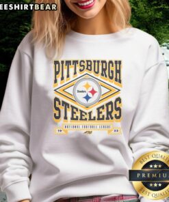 Premium Pittsburgh Steelers Heater Sweatshirt in black with team logo, perfect for fans on chilly game days.