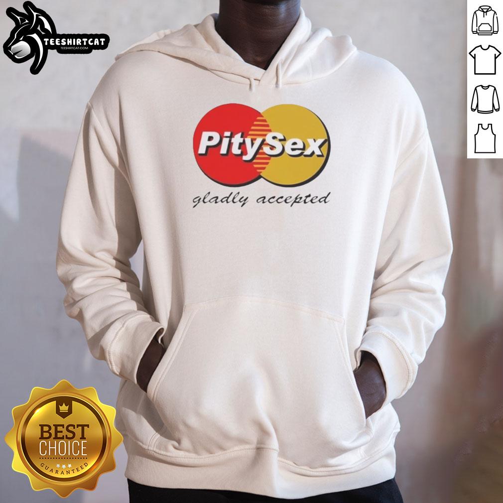 premium-pitysex-gladly-accepted-logo-hoodie Premium Pitysex Gladly Accepted logo hoodie featuring a stylish design in black, perfect for casual wear.