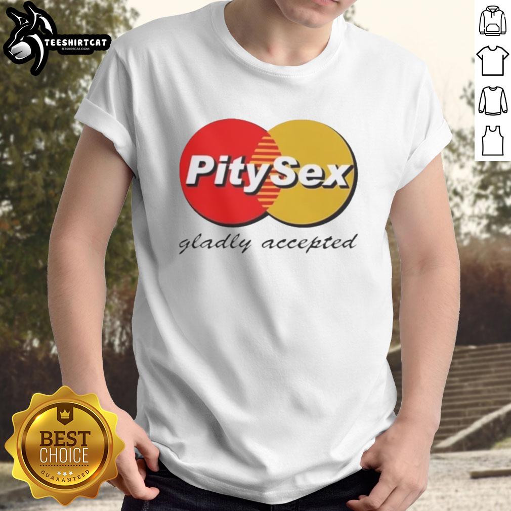 premium-pitysex-gladly-accepted-logo-t-shirt Premium Pitysex Gladly Accepted Logo T-Shirt featuring bold graphic design on soft fabric, ideal for casual wear.