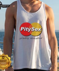 Premium Pitysex Gladly Accepted Logo Tank Top in stylish design, perfect for casual wear and showcasing your unique style.