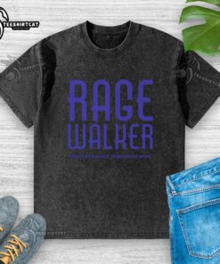 Premium Rage Walker Fueled By Silence Powered By Spite Washed T-Shirt featuring bold graphics and a comfortable fit.