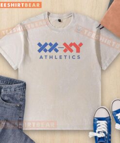 Premium Riley Gaines husband shirt featuring 'There's Only Two Genders: XX and XY' design in a washed style.