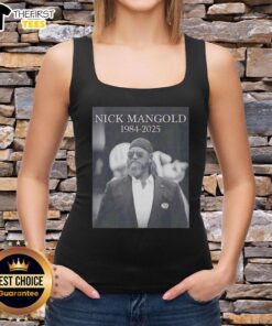 Premium Rip Nick Mangold 1984-2025 Tank Top featuring a stylish design and comfortable fit for fans and collectors.
