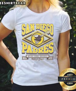 Premium San Diego Padres Heater Ladies Tee in stylish design, perfect for fans looking to showcase their team spirit.