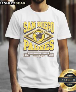 Premium San Diego Padres Heater T-Shirt featuring team colors and logo, perfect for fans looking to show their support.
