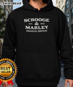 Premium Scrooge and Marley Christmas hoodie est. 1843, featuring a festive design perfect for holiday celebrations.
