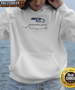 Alt Text: Premium Seattle Seahawks Game hoodie featuring Nice, We Won design, perfect for fans celebrating a victory.