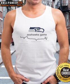Premium Seattle Seahawks Game tank top featuring 'Nice, We Won' design, perfect for fans celebrating a victory.