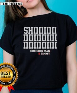 Premium Common Man and Timmy 97.1 The Fan Ladies Tee showcasing a stylish design for fans of the show.