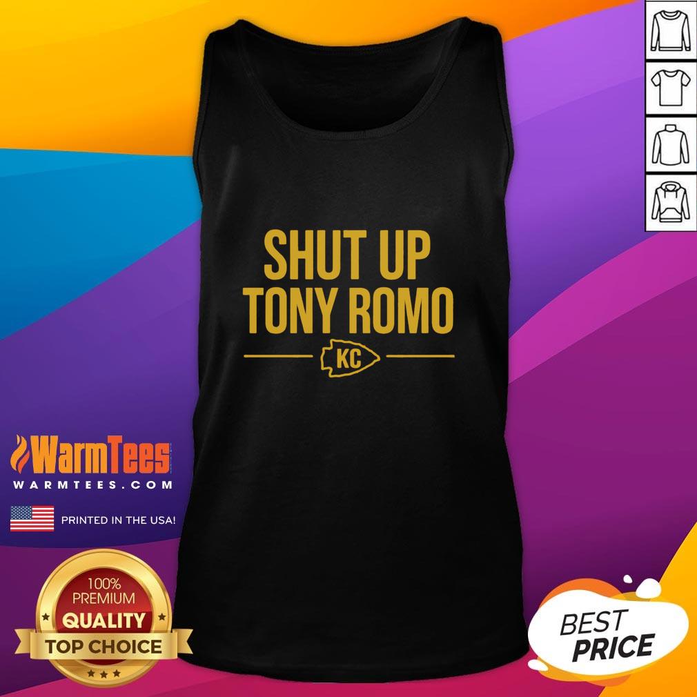 premium-shut-up-tony-romo-kc-tank-top Premium Shut Up Tony Romo KC Tank Top featuring a stylish design for sports fans and casual wear enthusiasts.