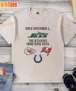 Premium: New York Jets with more wins than washed T-shirt since November 1, showcasing team spirit and sports pride.