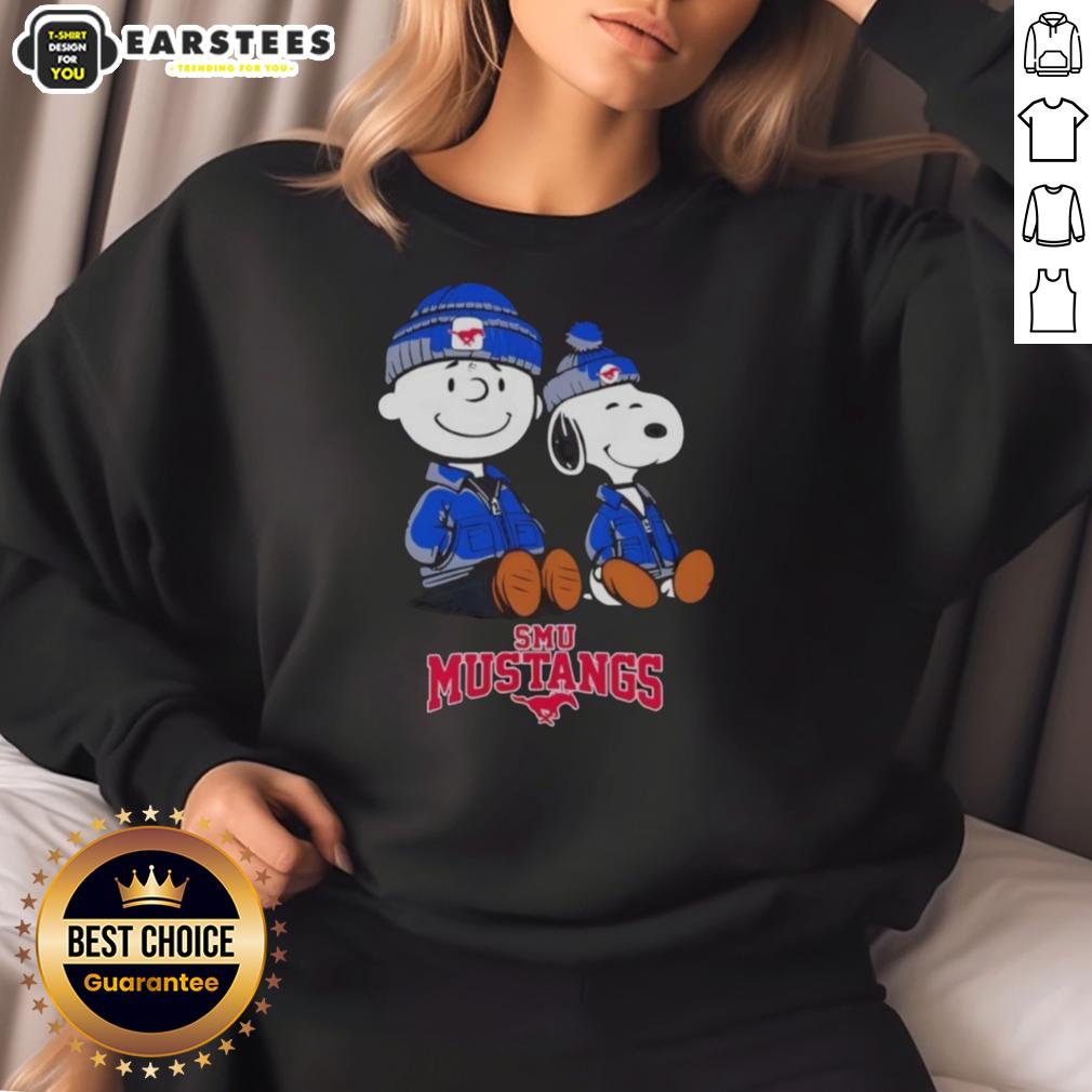 premium-smu-mustangs-x-snoopy-and-charlie-brown-sweatshirt Premium SMU Mustangs X Snoopy and Charlie Brown sweatshirt featuring vibrant graphics and cozy design for fans.