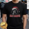 Premium Star Wars Darth Vader Bah Humbug T-Shirt featuring a festive design with Darth Vader and holiday text.