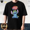 Premium Stitch Cosplay Crocodile X Dairy Queen T-Shirt featuring vibrant graphics and comfortable fit for cosplay enthusiasts.