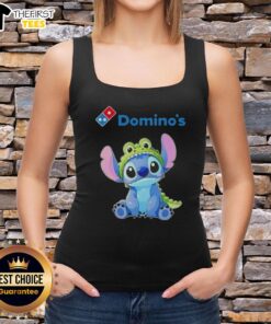 Premium Stitch Cosplay Crocodile X Dominos Tank Top featuring vibrant colors and unique design for cosplay enthusiasts.