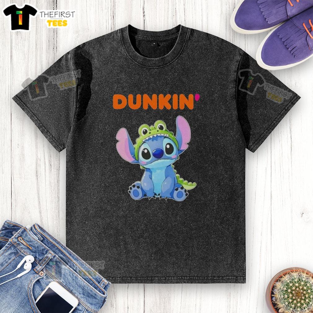 premium-stitch-cosplay-crocodile-x-dunkin-donuts-washed-t-shirt Premium Stitch Crocodile X Dunkin Donuts washed t-shirt featuring vibrant graphics and trendy design for cosplay enthusiasts.