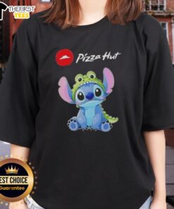 Premium Stitch Cosplay Crocodile X Pizza Hut T-Shirt - Image 3